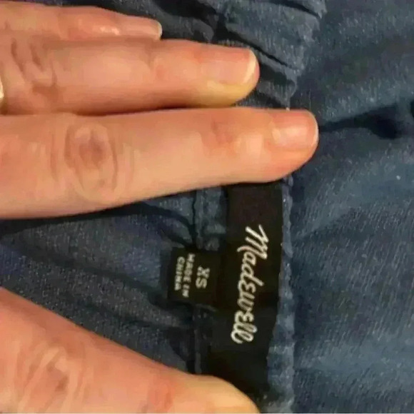 Madewell Women’s Rio Coverup Linen Mini Dress off Shoulder. XS. Preowned. - Picture 4 of 4